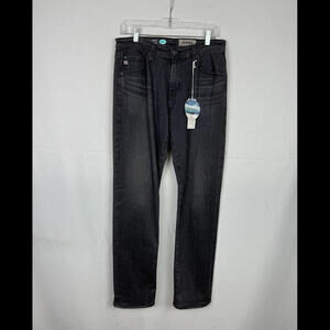 AG Adriano Goldschmied Everette Slim Straight Jeans Grey Wash Size 30 W, 31 L